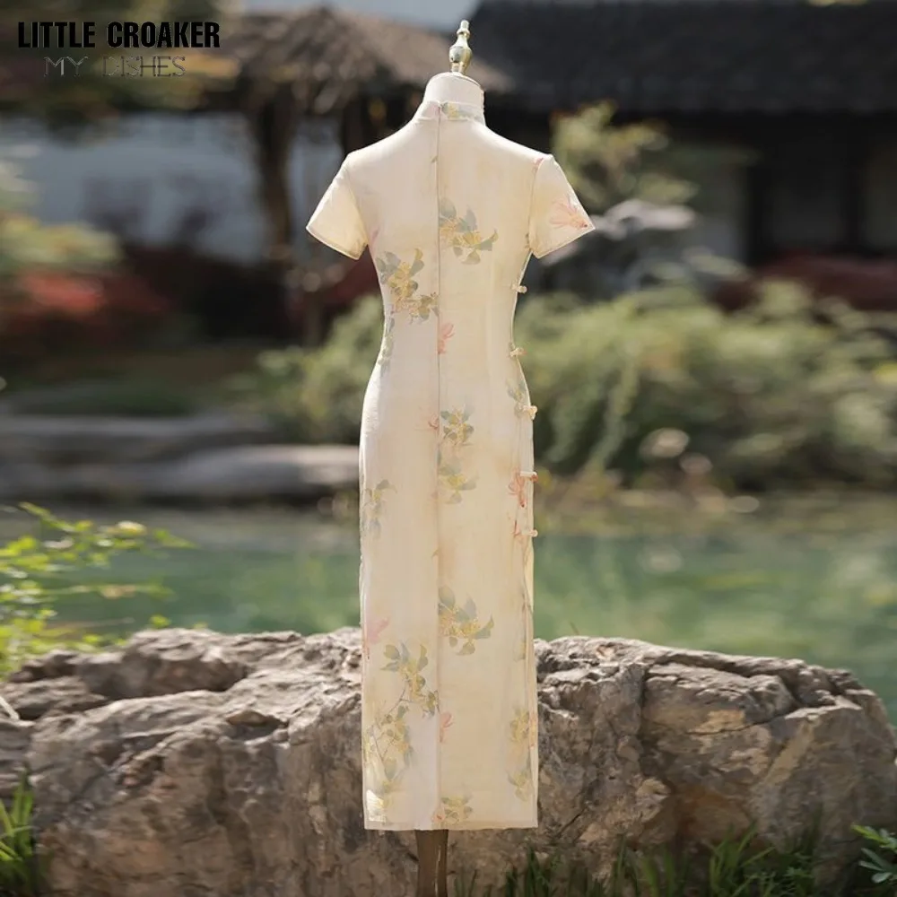 Новое китайское платье Ципао улучшает качество элегантное и продвинутое в стиле