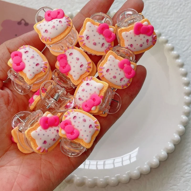 Аксессуары для волос Hello Kitty зажим с акулой мультяшный аниме Ins милый мини детский