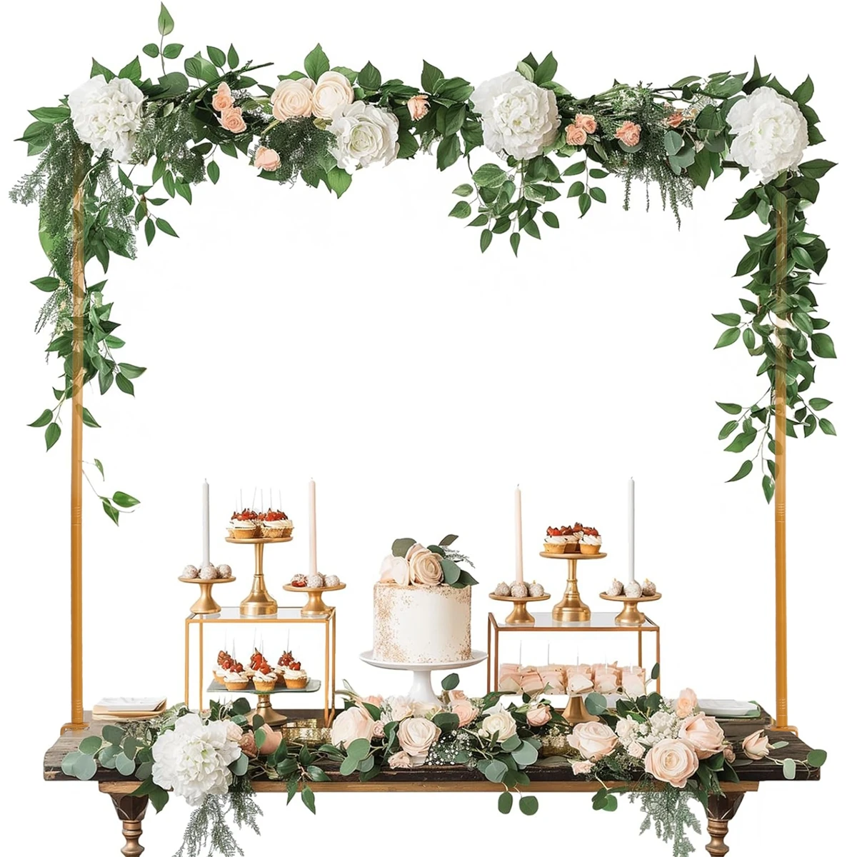 Регулируемый Держатель Свадебной Арки Матовые Настольные