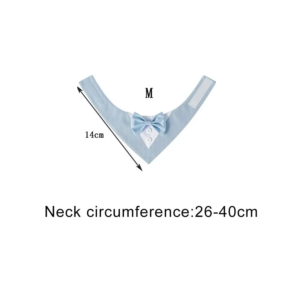 Comfortable Fashion Adjustable Tuxedo Bow Ties Pet Saliva Towel Formal Tie Bow Tie Collar Dog Necktie images - 6