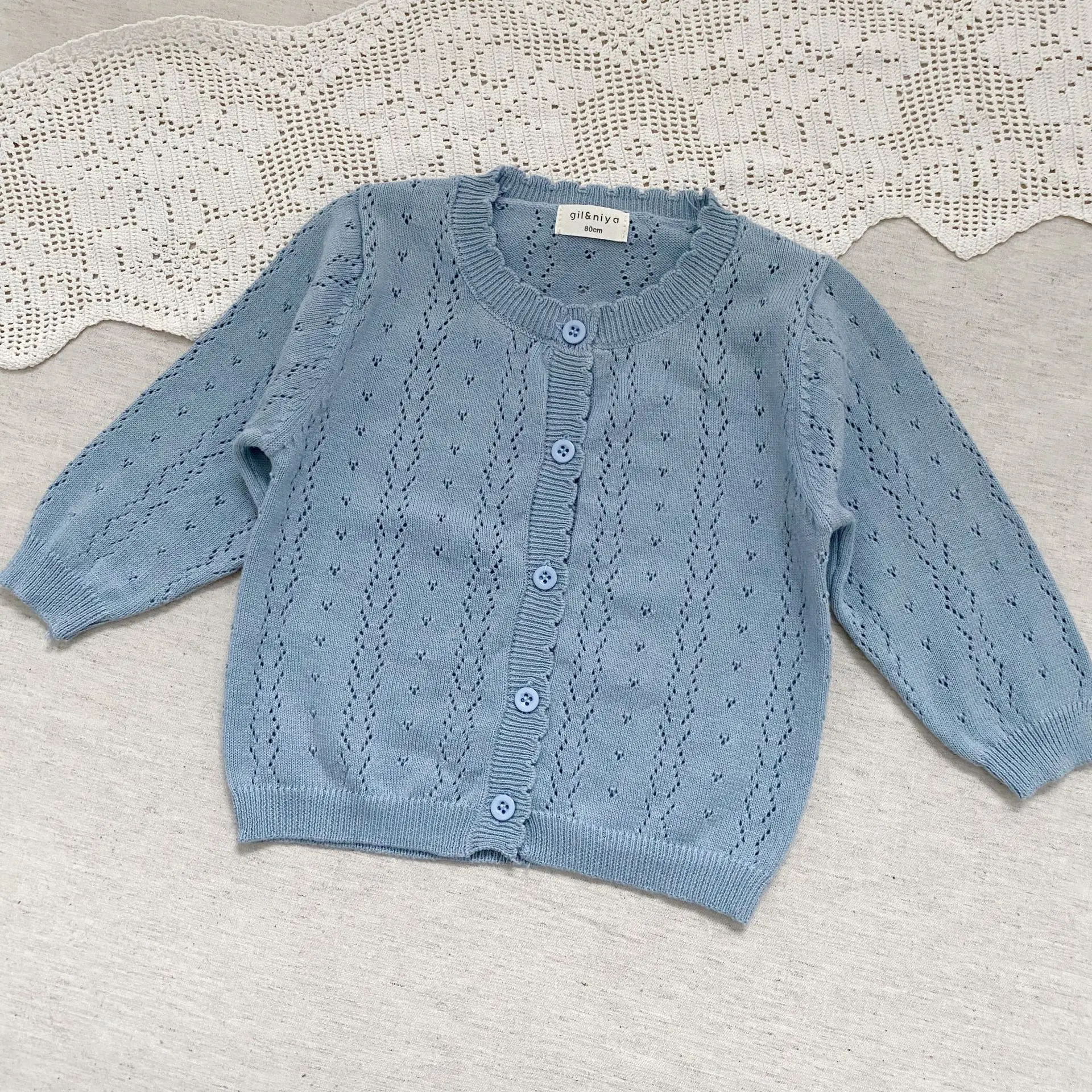 

Spring Baby Girls Knitting Clothing Children Clothes Baby Girls Knitting Cardigan Coat Kids Knitting Cardigan Sweater