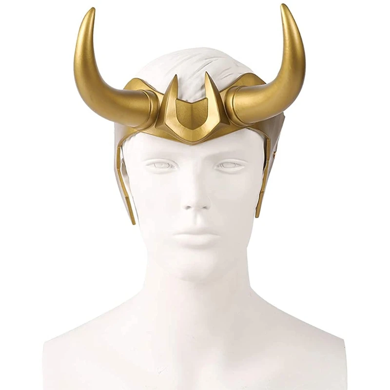 

Loki рога для шлема, маска для косплея, Корона из фильма, латексная маска, реквизит для костюма на Хэллоуин, аксессуары для маскарада, вечеринк...