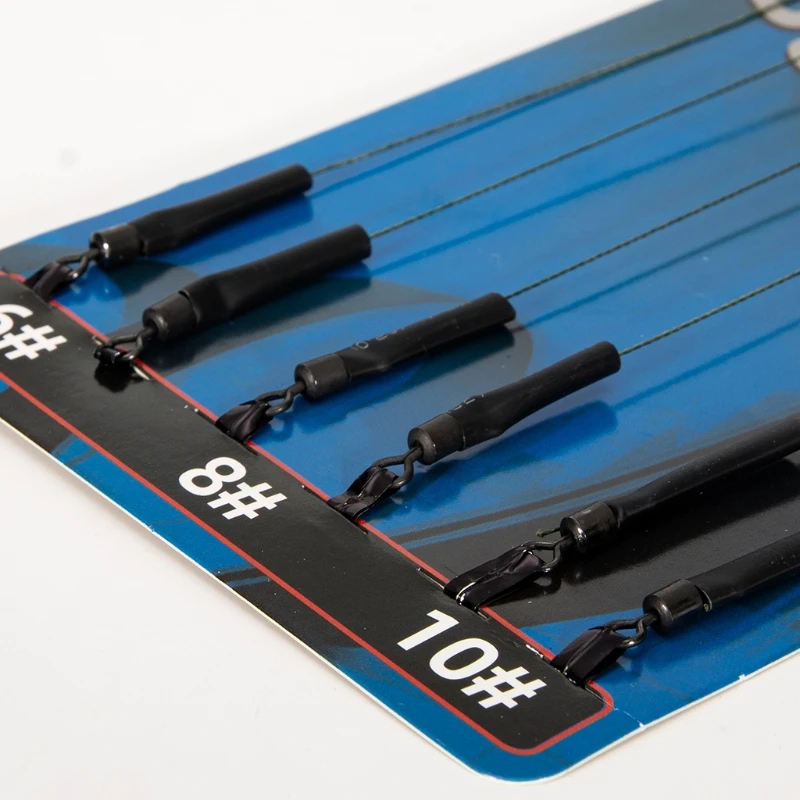 

Carp Fishing Hair Rigs Barbed Carp Hook Curved Barbed Carp Hook Curved Barb Carp Hooks Braided Line Fishing Hooks Set