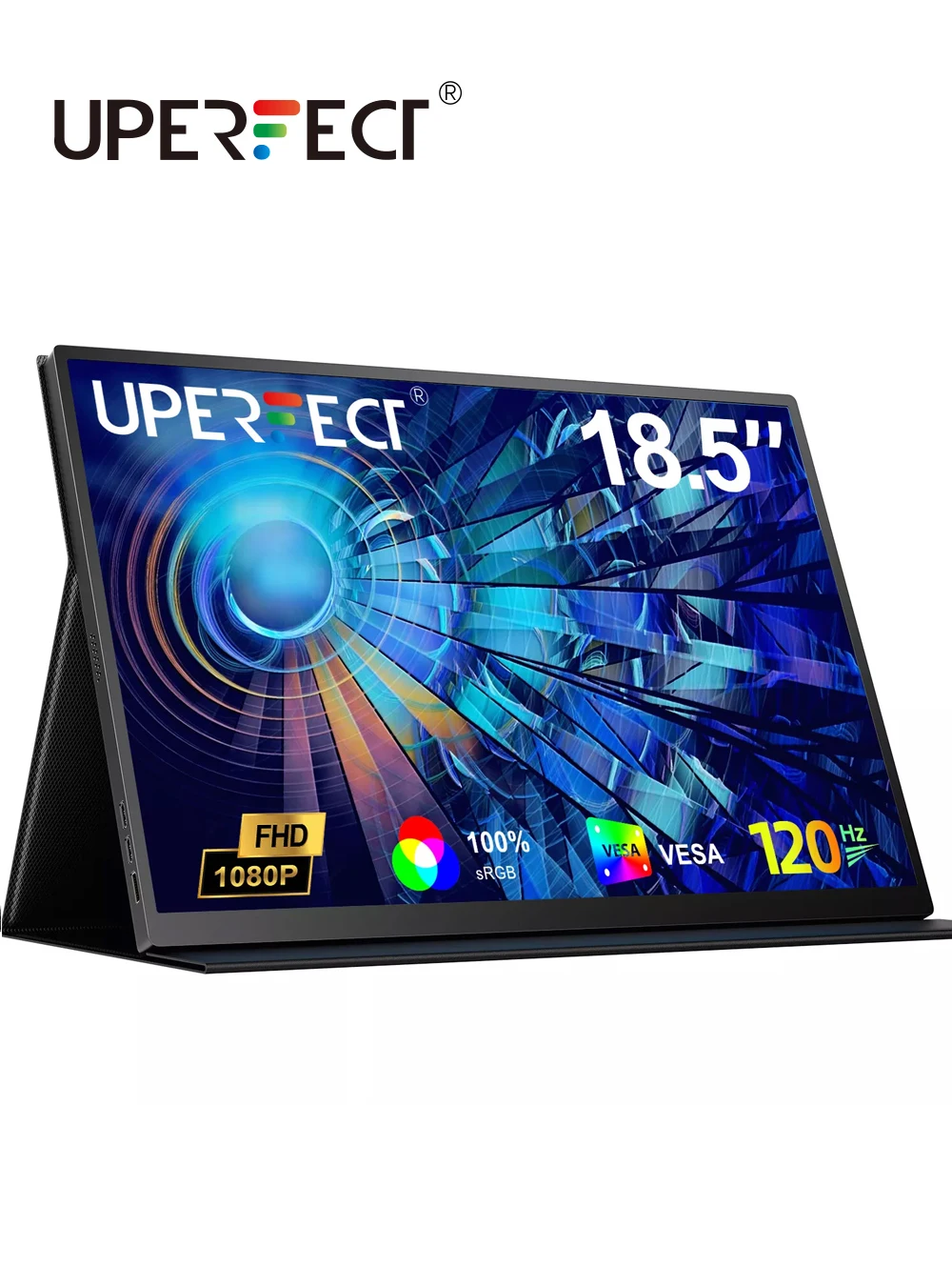 Портативный игровой монитор UPERFECT 120 Гц с экраном IPS 18 5 дюйма и мини-HDMI USB-C HDR для ПК
