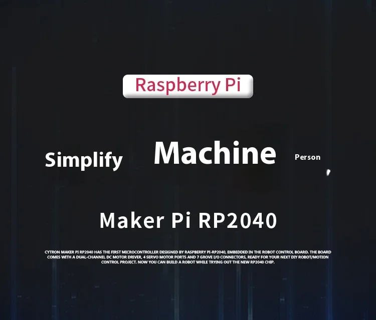 Maker Pi RP2040 DIY платформа для управления движением робота, совместимые с Raspberry Pi электронные модули и комплекты, совместимые с Pico. (art.: 3920dd172232f) - 3920dd172232f