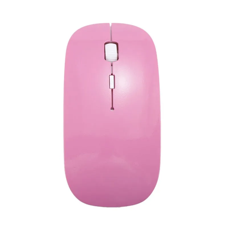 

2.4GHz Wireless Optical Mouse 4 Keys Computer PC Mice USB 2.0 Ergonomically Design Ultra Slim Fashion Mouse Red Blue Green Black