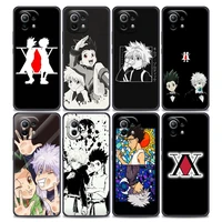 anime hunter x hunters phone case for xiaomi mi 11i 11 11x 11t poco x3 nfc m3 pro f3 gt m4 soft silicone