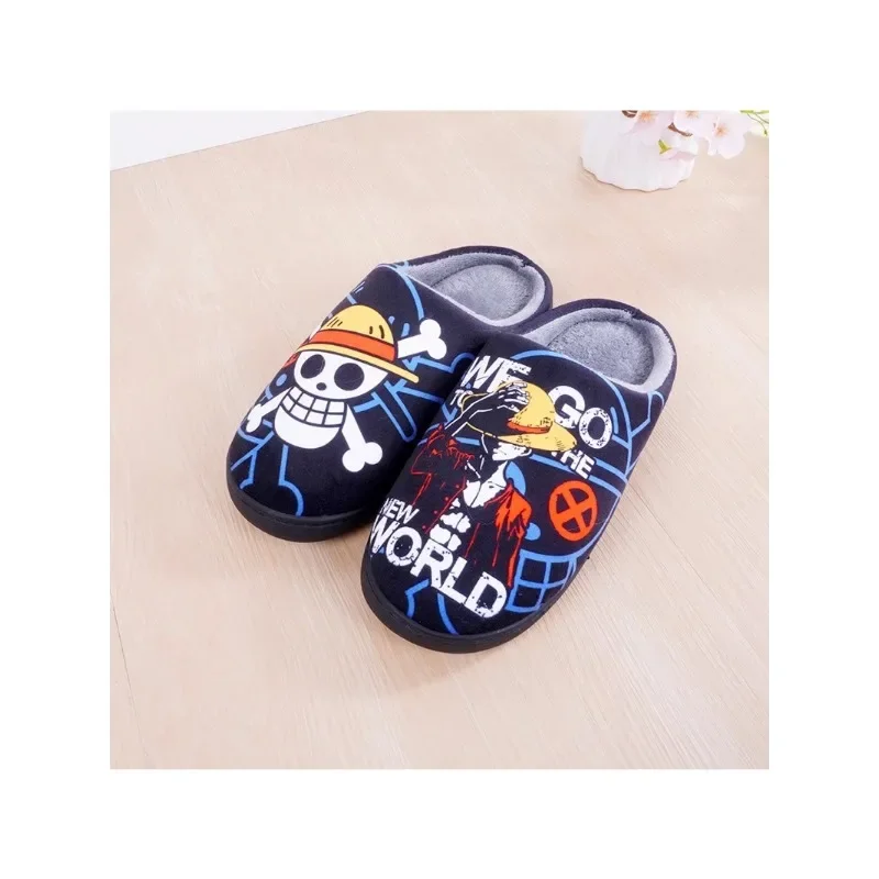 ONE PIECE теплые плюшевые пантофоле для косплея с героями мультфильмов Coppia домашние