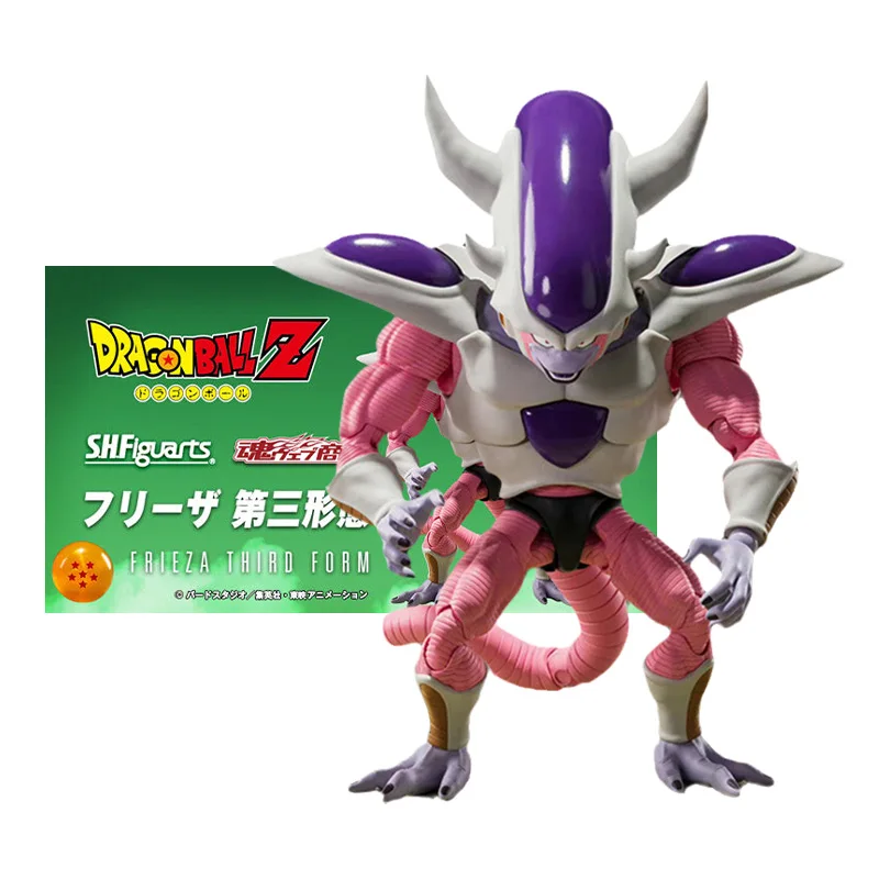 

Фигурка Bandai из аниме «Драконий жемчуг», оригинальная Коллекционная экшн-фигурка Тиро, SHF Freeza, для мальчиков