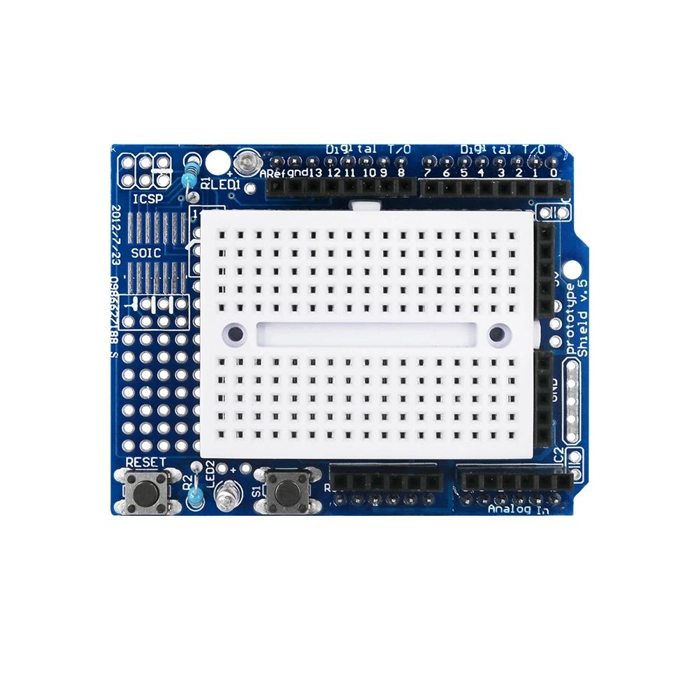 

for UNO Proto Shield Prototype Expansion Board With SYB-170 Mini Breadboard for Arduino R3 Robot Kit ProtoShield