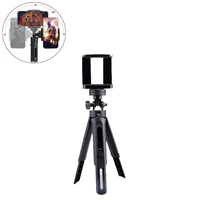 mini flexible tripod for iphone xiaomi telescopic mobile tripod camera clip holder mount