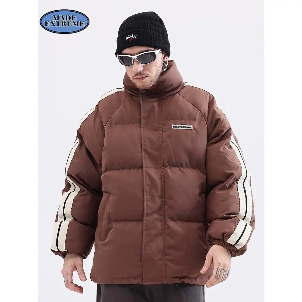 MADE EXTREME puffer jacket street wear jackets for men  Casual  winter jacket women hip hop parka mens jacket
