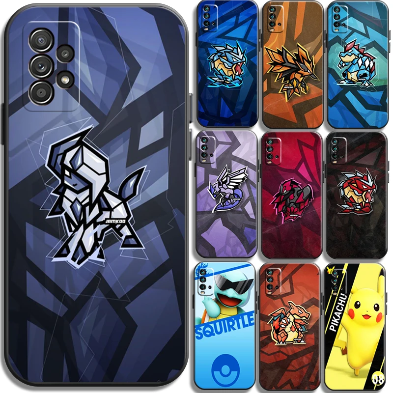 

Pokemon Pikachu Phone Cases For Xiaomi Redmi K40 Gaming K40 Pro K30 Pro K40 Pro Plus Redmi K20 K30 Back Cover Funda Carcasa