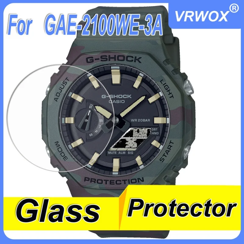 

1/2/3Pcs For Casio G-SHOCK GAE-2100WE-3A GMA-S2100BA-4A GWG-2040FR GMA- S2100BA-3A1 2A2 Tempered Glass Screen Protector