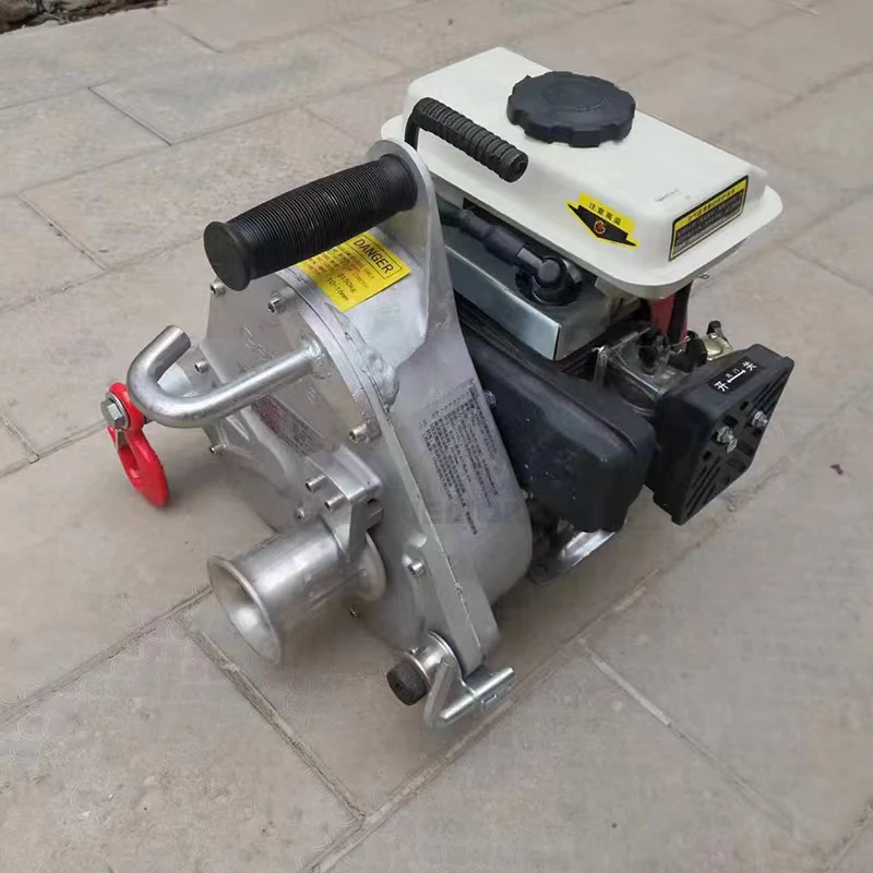 1T 2T маленькая портативная бензиновая двигатель лебедка шлифовальная машина для