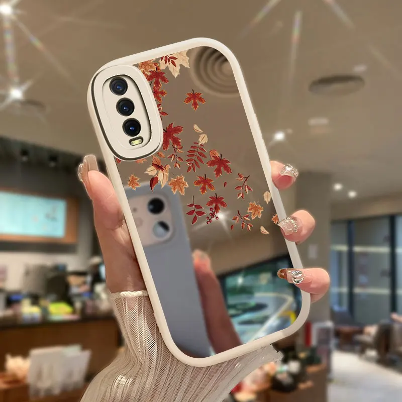 Флейта для Vivo Y15A Y01 Y16 Y17 Y3 Y12 Y12S Y21A Y20S Y21 Y21S Y02 Y15S Y15 Y19 Y5S Y20 зеркальный мягкий чехол с