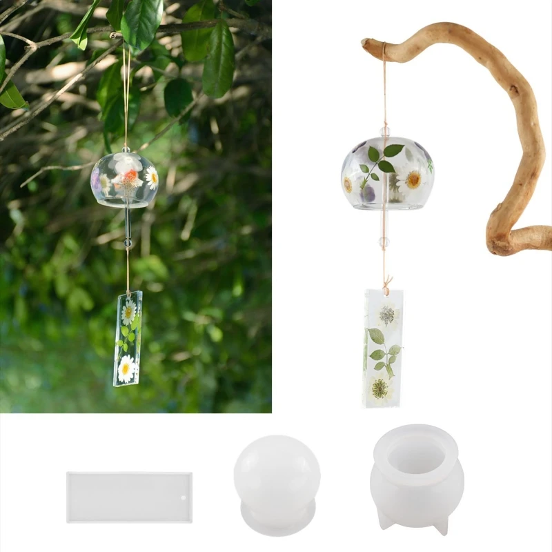 

Epoxy Wind Bell Silicone Molds Jewelry Resin Casting Molds Windchimes Making Kit