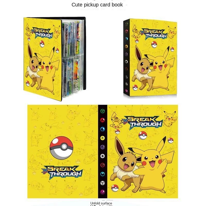 

[TAKARA TOMY] Pokemon Cards 240 Pcs V GX Collectors Binder Folder Children Loaded List Holder Capacity Toy Album Book A22101713