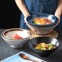 japanese tableware hat bowl ramen ceramic noodle soup bowl