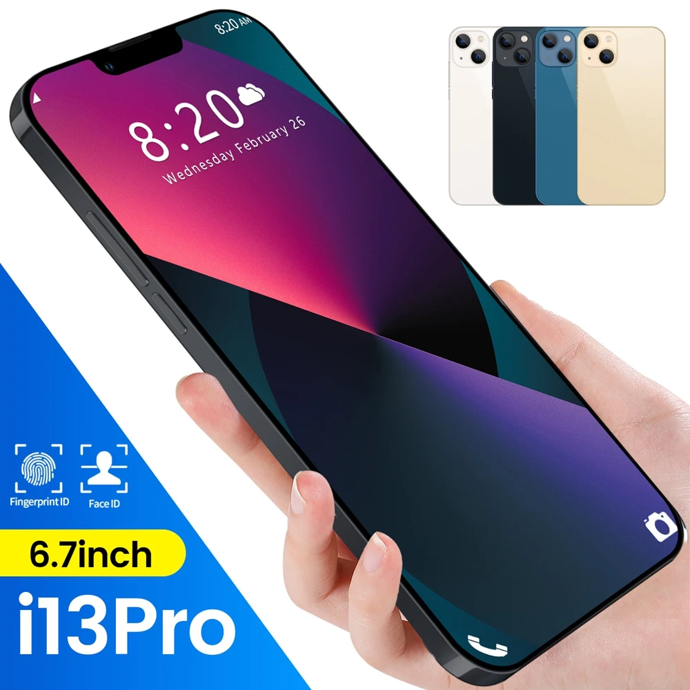 

5.0 inch mobile phone large screen face recognition fingerprint unlocking dual card dual standby large capacity mobile phone