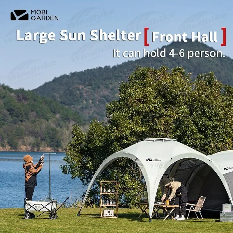 MOBI GARDEN Открытый Кемпинг Передний Холл Палальон Навес Портативный Двор Пикник