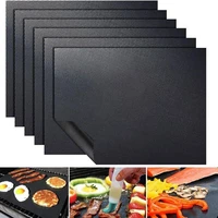 reusable non stick bbq grill mat barbecue baking liners teflon kitchen tool sheet heat resistance easily cleaned accessories