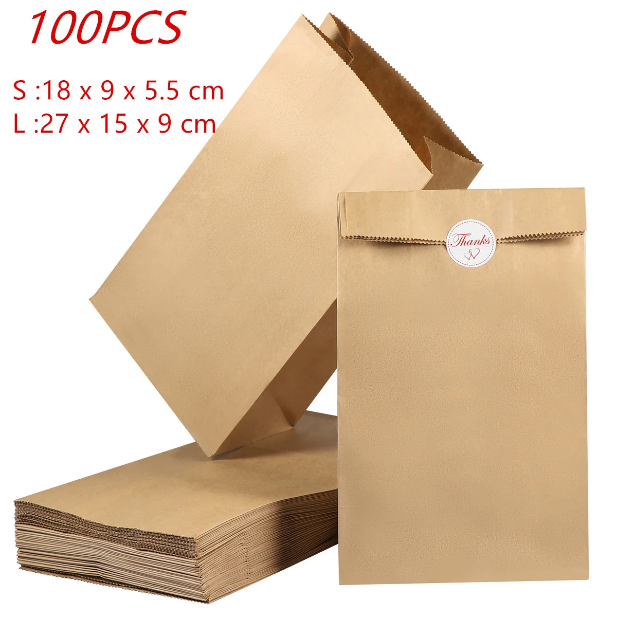 

Party Present Bags Kraft Bakery Bags Small Paper Gift Bag Party Bags Kraft Cookie Bags Small Gift Bags