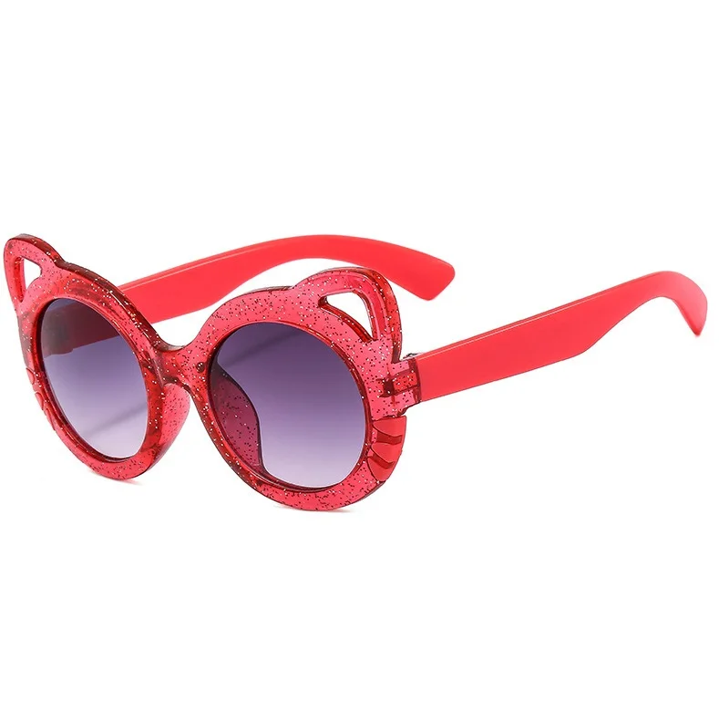 Новинка 2024 детские солнцезащитные очки Sumer с мультяшным котом устойчивые к