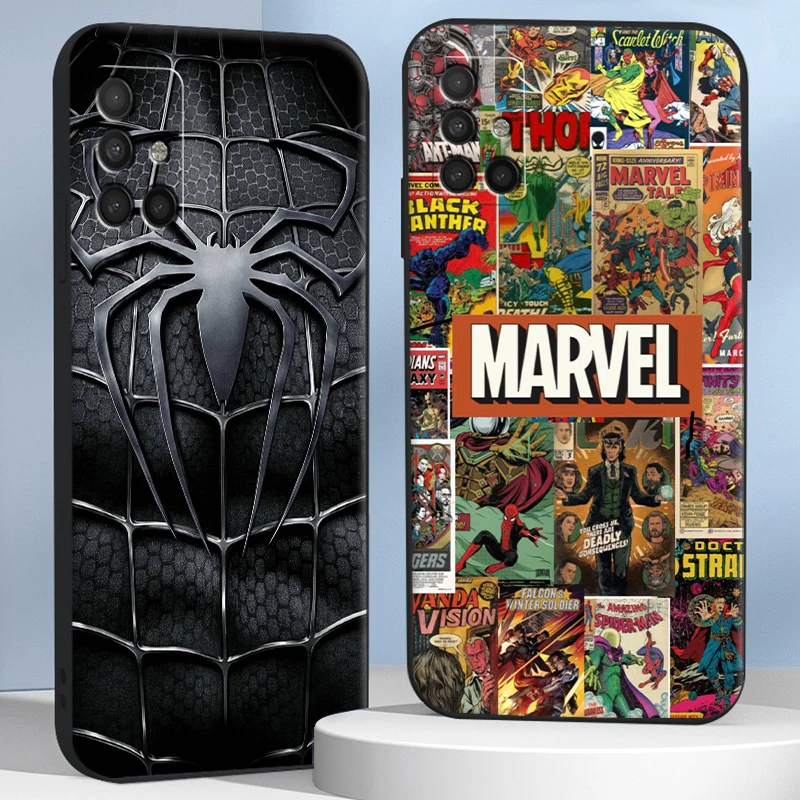 

US MARVEL Anime Phone Cases For Samsung S8 Plus S9 Plus S10 S10E S10 Lite Coque Back Cover Original Shell Carcasa Smartphone