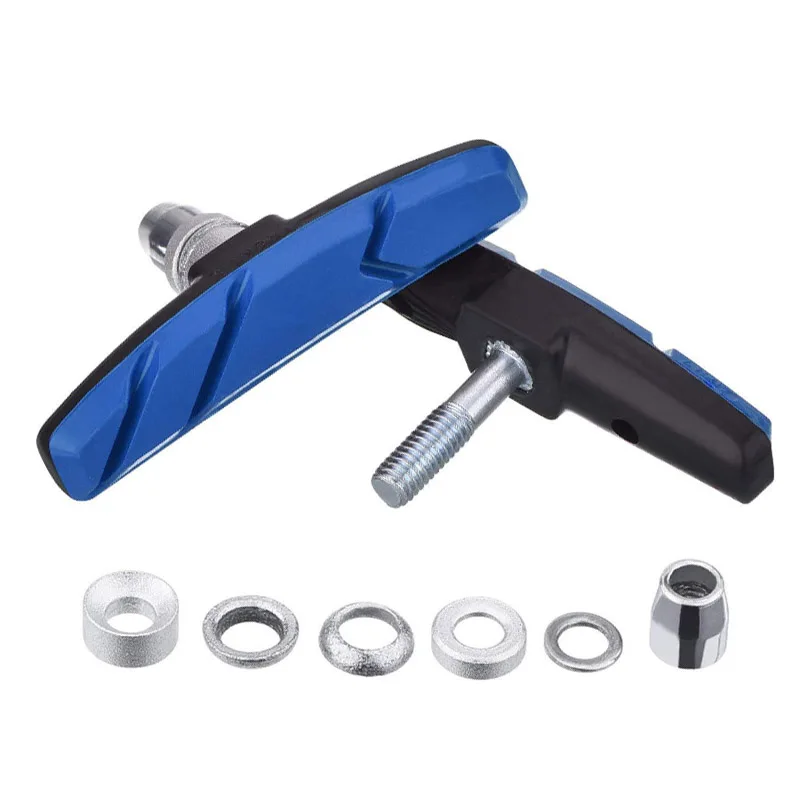 Прочные велосипедные бесшумные тормозные колодки с V-образным держателем для