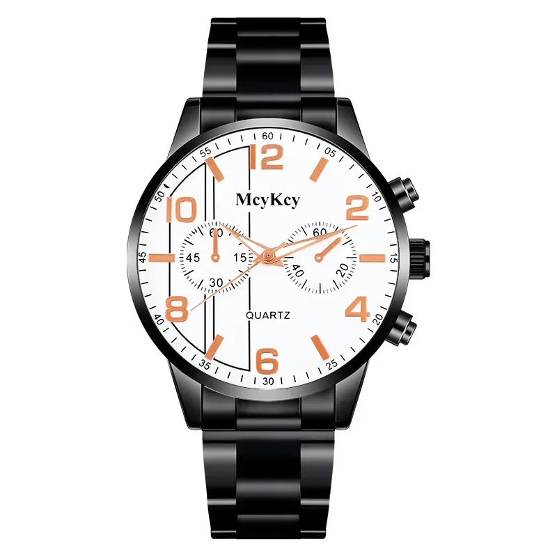 

Men's fashion stainless steel business watch quartz watch men's watch