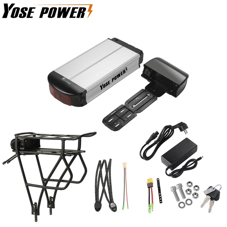 

Electric Bike 18650 Battery 36V 13Ah Rear Rack Ebike Battery for Electric Bicycle 26"-28" of Rear Wheel 36V Battery Pack