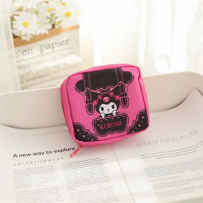 Sanrio сумка для хранения гигиенических салфеток hello kitty девочек сумка-клатч kuromi с