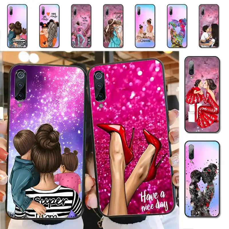 

Super Mom Baby Girl Boy Phone Case for Xiaomi mi 5 6 8 9 10 lite pro SE Mix 2s 3 F1 Max2 3