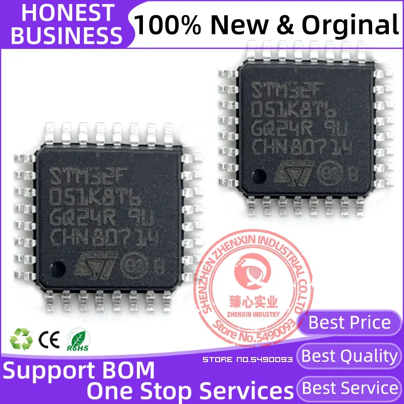 STM32F051 новый оригинальный STM32F051K8T6 Фотоэлементы микроконтроллеры-MCU контроллер начального уровня фотоэлемента 64 Кб