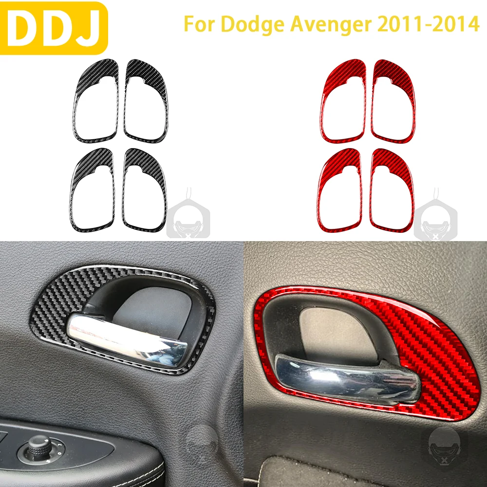 Для Dodge Avenger 2011 2012 2013 2014 Аксессуары из углеродного волокна Автомобильный интерьер