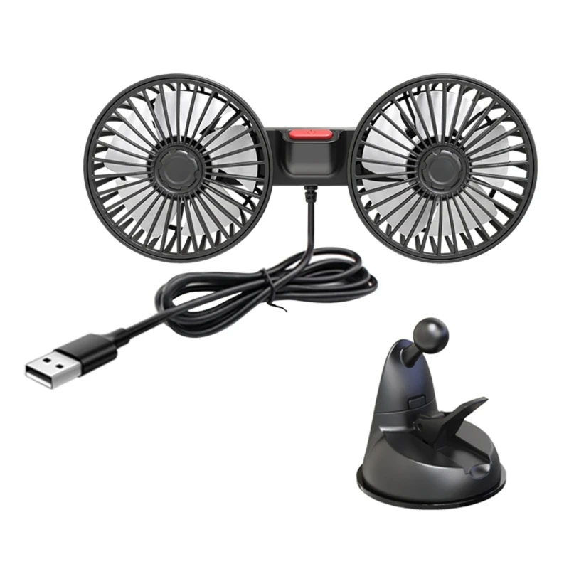 

Автомобильный USB-вентилятор с креплением на присоске