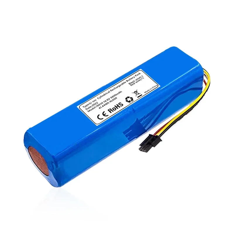 Фото 6800 мАч литий-ионный робот Stofzuiger Vervangende Batterij для Xiaomi Mijia 2-й робот Roborock S50 S51 S55 Accessoire Onderdelen №2