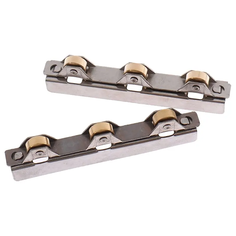 1pcs Glass Sliding Door Roller Clamp 8mm 10mm Stainless Steel Wheel Pulley Rollers For Bathroom Shop Wine Cabinet - купить по