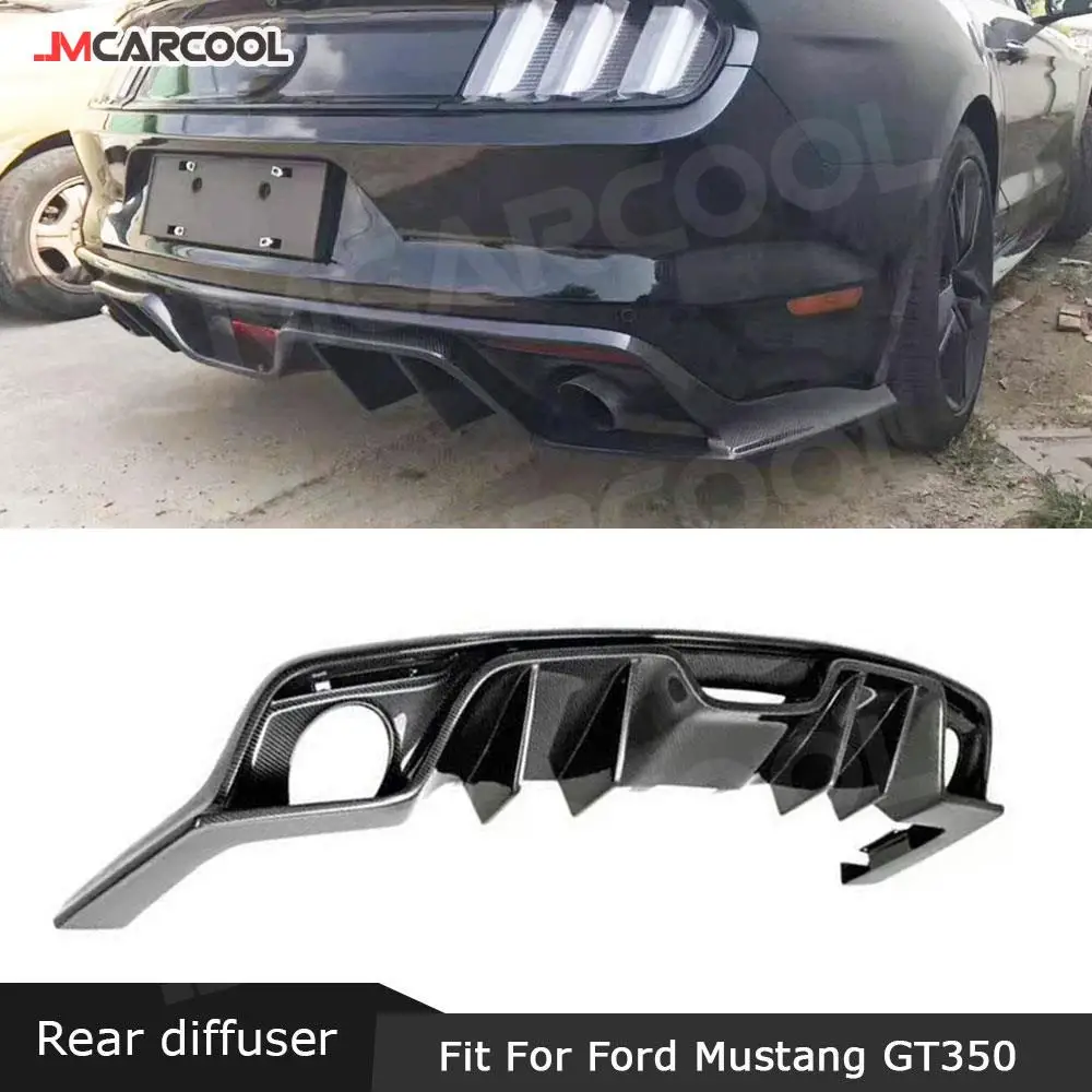 Задний бампер из углеродного волокна диффузор спойлер для Ford Mustang GT350 2.3T 5.0T Coupe