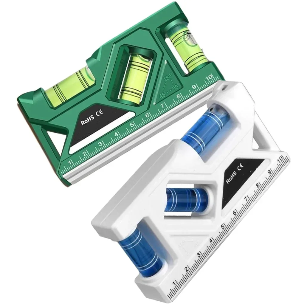 

2 шт. мини-увенометр, высокоточный горизонтальный вертикальный измерительный транспортир, трехуровневый измеритель пузырей, измерительный пузырьковый уровень