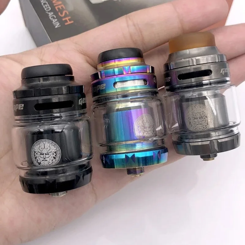 

Zeus X Mesh RTA Tank 25mm 4.5ml/3.5ml Capacity Tip Airflow Leakproof System for 510 Box Mod 810 Delrin Drip Tip E Cig Atomizer