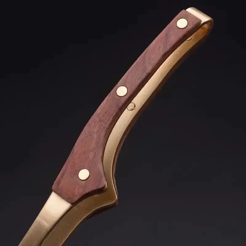 Нескользящий деревянный медный зажим для чая 17 см