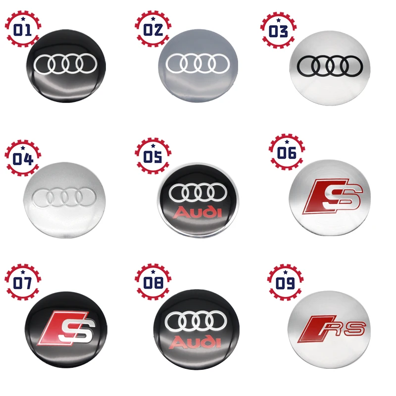 4 шт. 56 мм T60 автомобильный стиль крышка ступицы логотип значок наклейка украшение