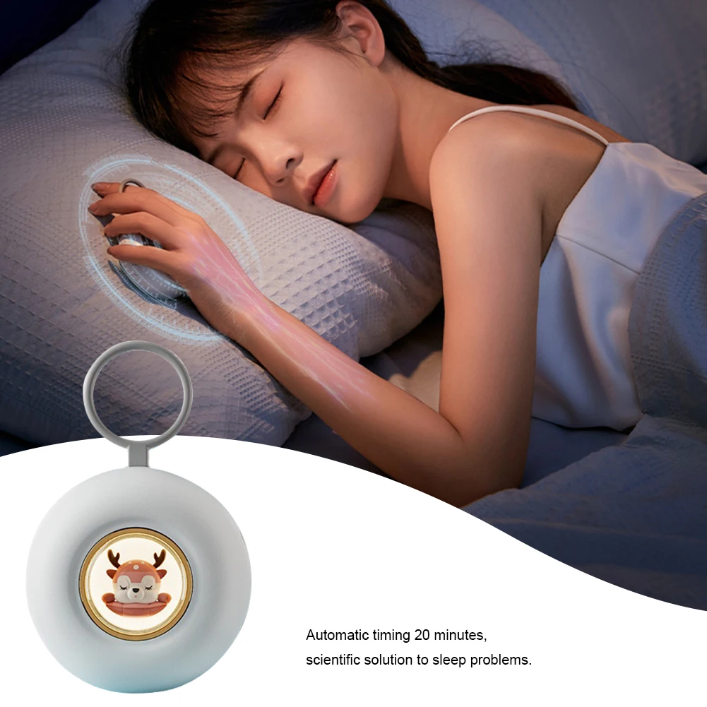 

Help Sleep Relieve Insomnia Instrument 5 Gears Pressure Relief Sleep Device Rechargeable Health Care for Fast Deep Asleep Assist
