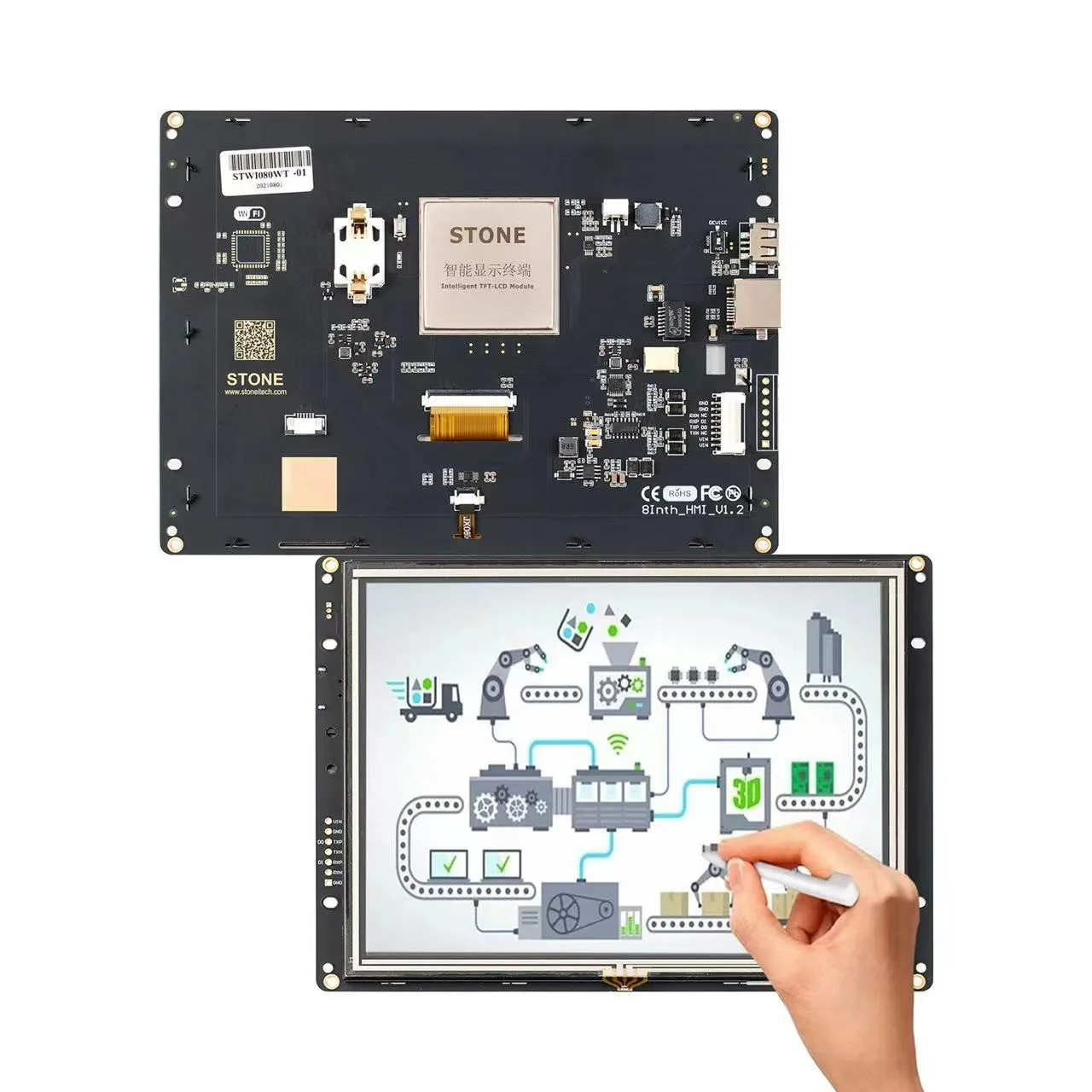 8 INCH TFT Monitor Panel LCD touch screen HMI interface Our 24 hour professional technical support is always ready to assist.