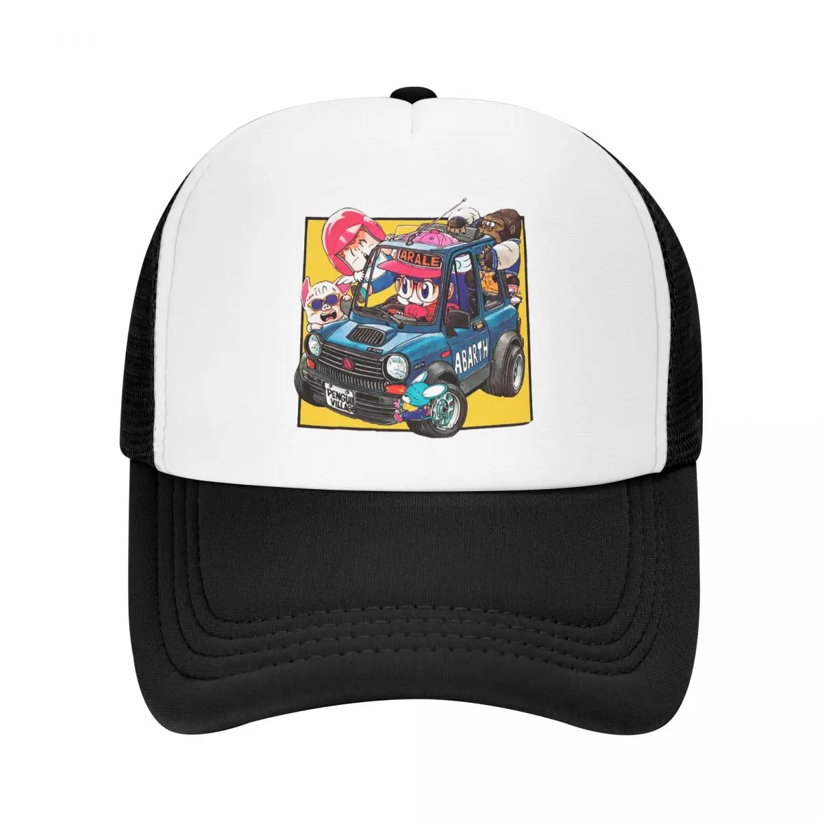 

Мультяшная бейсболка Arale, сетчатая шляпа Dr Slump для мужчин, женщин, мужчин, хип-хоп, Кепка-тракер, Регулируемая Кепка с козырьком