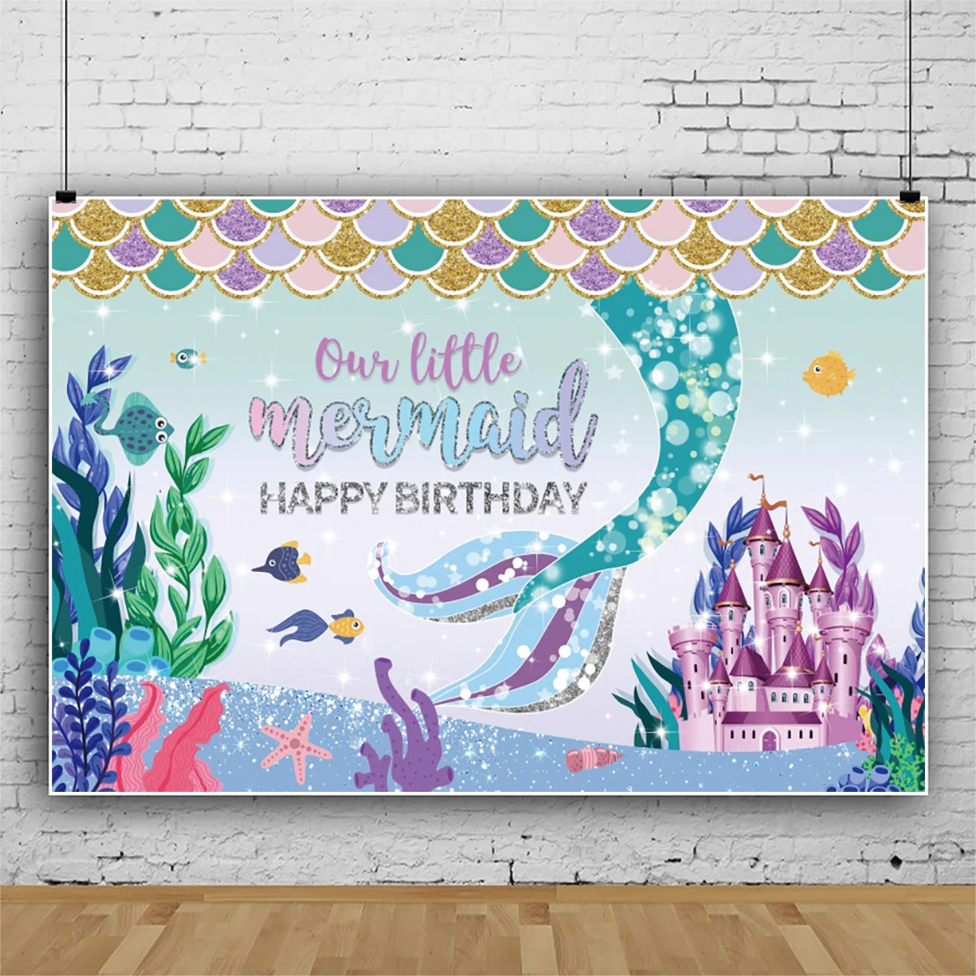 

Vinyl Custom Decorative Background For Children's Birthday Party Newborn Photography Backdrops Studio Props ZLSZ-17
