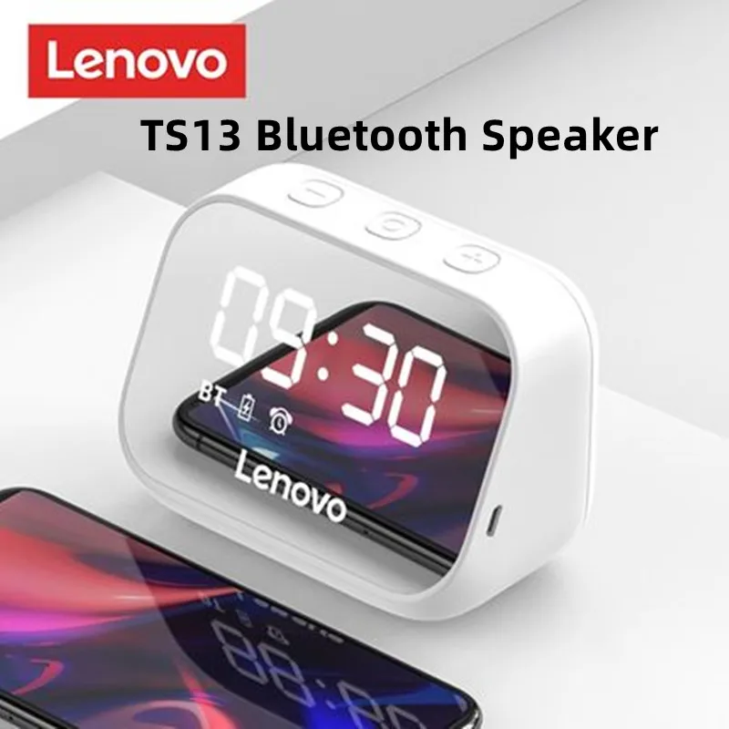 Bluetooth-Колонка Lenovo TS13 с сабвуфером стерео-проигрыватель светодиодный цифровой