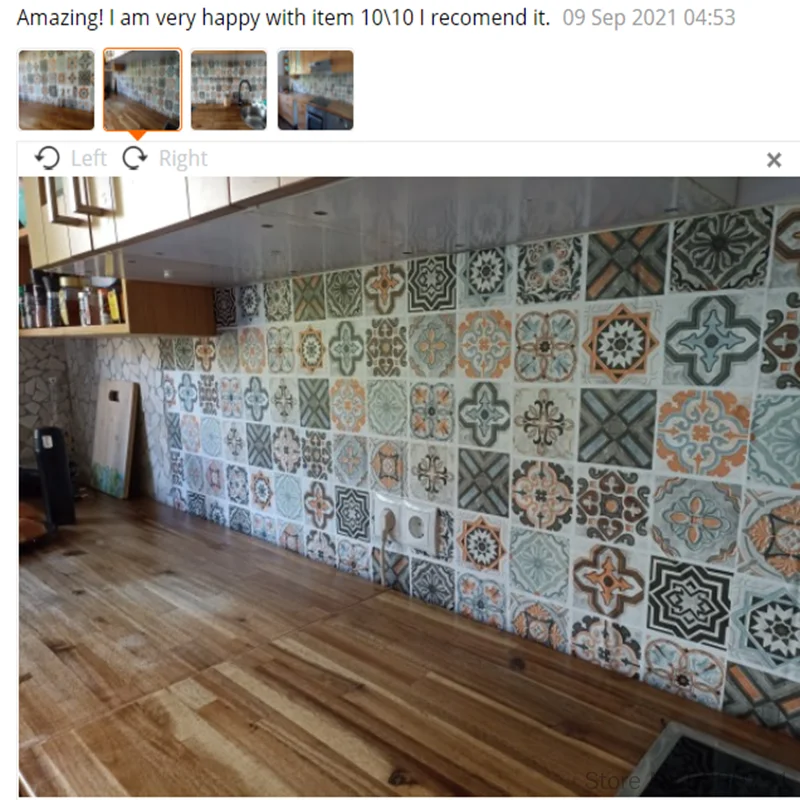 

Self-adhesive anti-oil sticker kitchen stove high temperature ceramic tile cabinet waterproof countertop wall sticker film paper